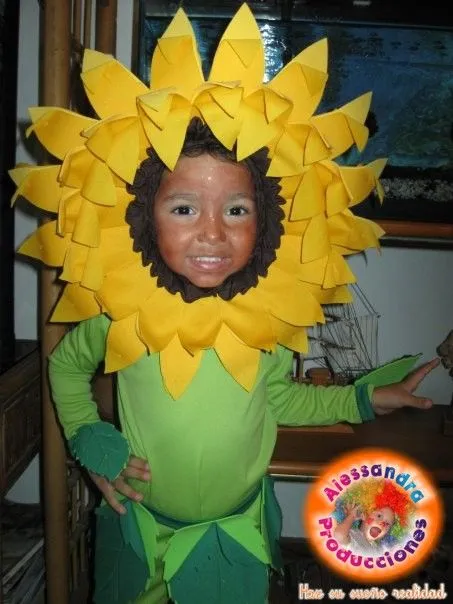 Disfraz de girasol paso a paso - Imagui
