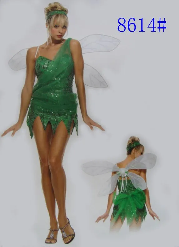 Disfraces de Halloween para mujeres elf TinkerBell Princess dress ...