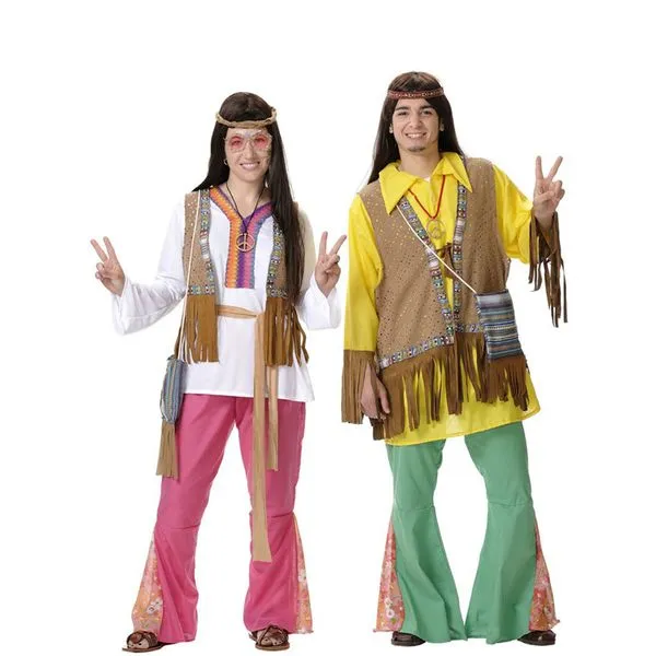 Disfraces de hippies para adultos: Comprar online - Funidelia