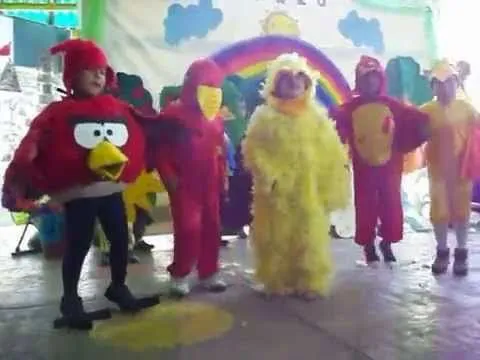 disfraces origuinales de angry birds - YouTube disfraces origuinales de angry birds - YouTube