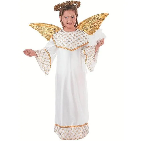 Disfraz de Ángel dorado niña: comprar online