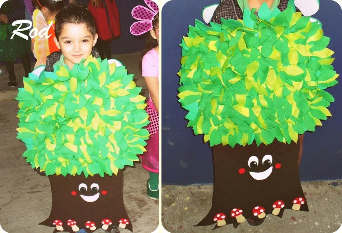 Disfraz de árbol ! }