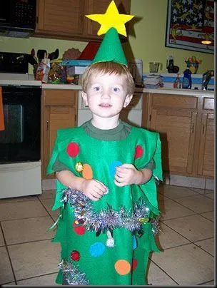 Disfraz de arbol casero - Imagui