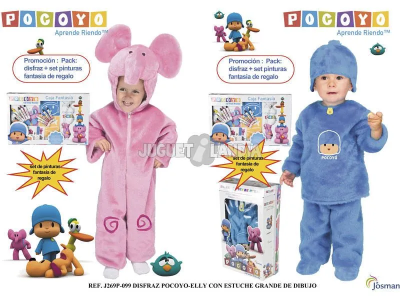 Disfraz Baby Pocoyo T-2 - Juguetilandia Disfraz Baby Pocoyo T-2 - Juguetilandia