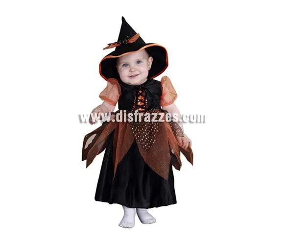 Disfraz barato de Brujita Bebé 1-2 años para Halloween por sólo ... Disfraz barato de Brujita Bebé 1-2 años para Halloween por sólo ...