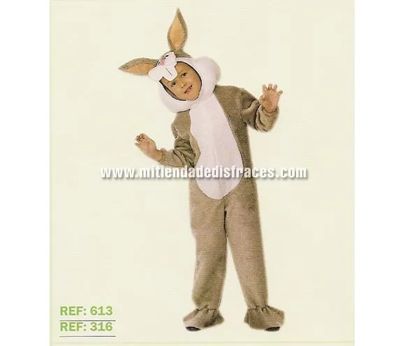 Disfraz barato de conejo para niños (varias tallas) por sólo 24.95 ...