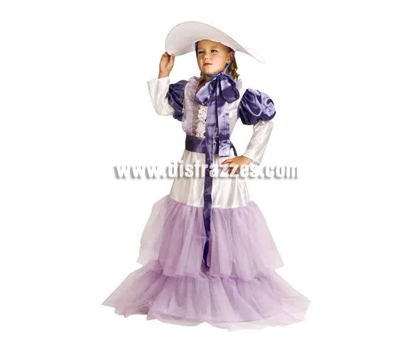 Disfraz barato de Dama de Época para niña (varias tallas) por sólo ...