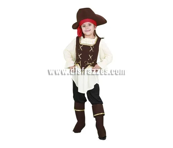 Disfraz barato de joven Pirata 5 a 6 años para niñas por sólo ... Disfraz barato de joven Pirata 5 a 6 años para niñas por sólo ...