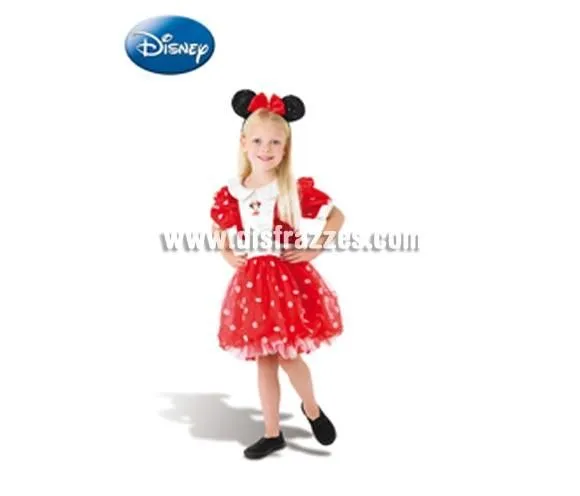 Disfraz barato de Minnie Mouse roja deluxe 7-8 años niña por sólo ... Disfraz barato de Minnie Mouse roja deluxe 7-8 años niña por sólo ...