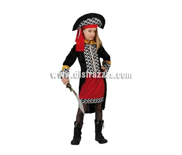 Disfraz barato de Pirata Calavera para niñas de 10 a 12 años por ...