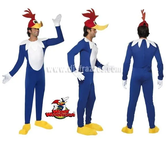Disfraz barato de Woody el Pájaro Loco para hombre talla M por ... Disfraz barato de Woody el Pájaro Loco para hombre talla M por ...