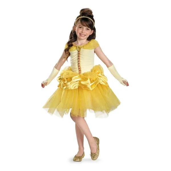 Disfraz de princesa bella para niña - Imagui Disfraz de princesa bella para niña - Imagui