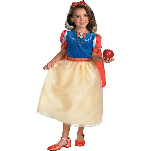 Disfraz de Blancanieves y los 7 enanitos Deluxe para niña: comprar Disfraz de Blancanieves y los 7 enanitos Deluxe para niña: comprar