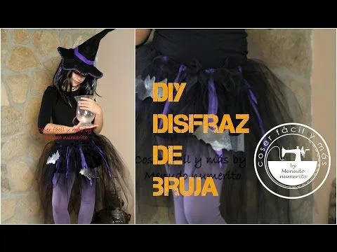Cómo hacer un disfraz de bruja sin coser - YouTube Cómo hacer un disfraz de bruja sin coser - YouTube