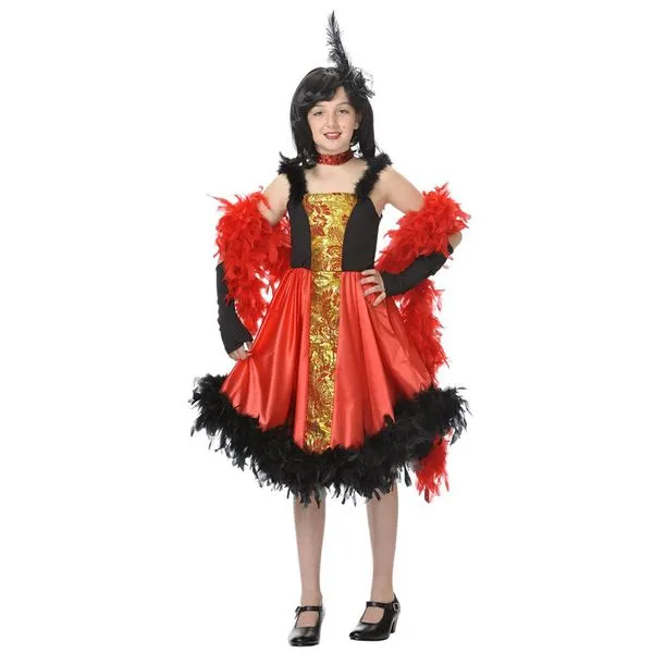 Traje de can can para niña - Imagui