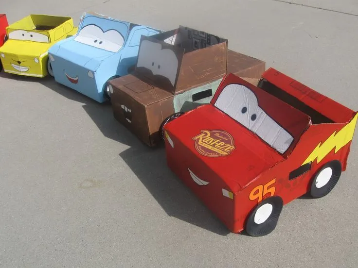 Disfraz de cars o caja de regalo | Party | Pinterest | Disney Cars ...
