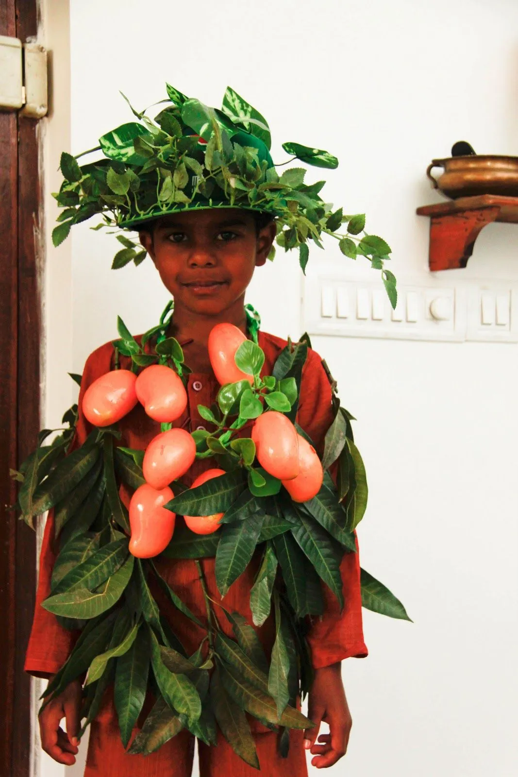 disfraz casero de árbol