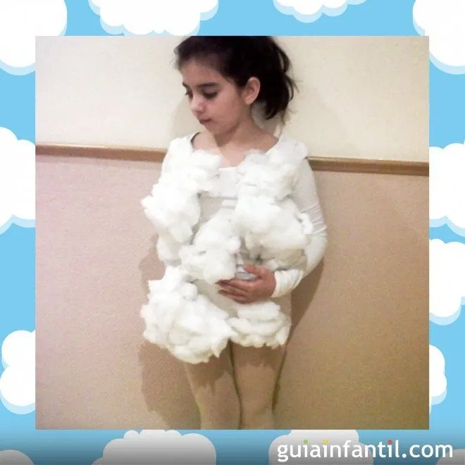 Disfraz casero de nube para niños - Ideas de disfraces caseros ...