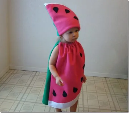 disfraz casero de sandia para bebé - Nos disfrazamos ayudas para ...