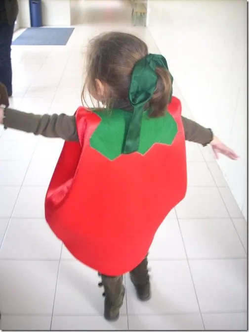 Disfraz casero de tomate en foami | Disfraz casero Disfraz casero de tomate en foami | Disfraz casero