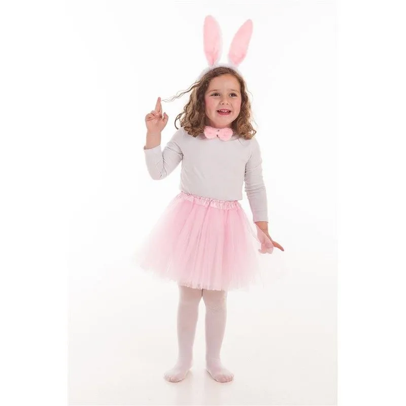 Disfraz de Conejita Rosa con Oreja y Cola para Niña - MiDisfraz Disfraz de Conejita Rosa con Oreja y Cola para Niña - MiDisfraz