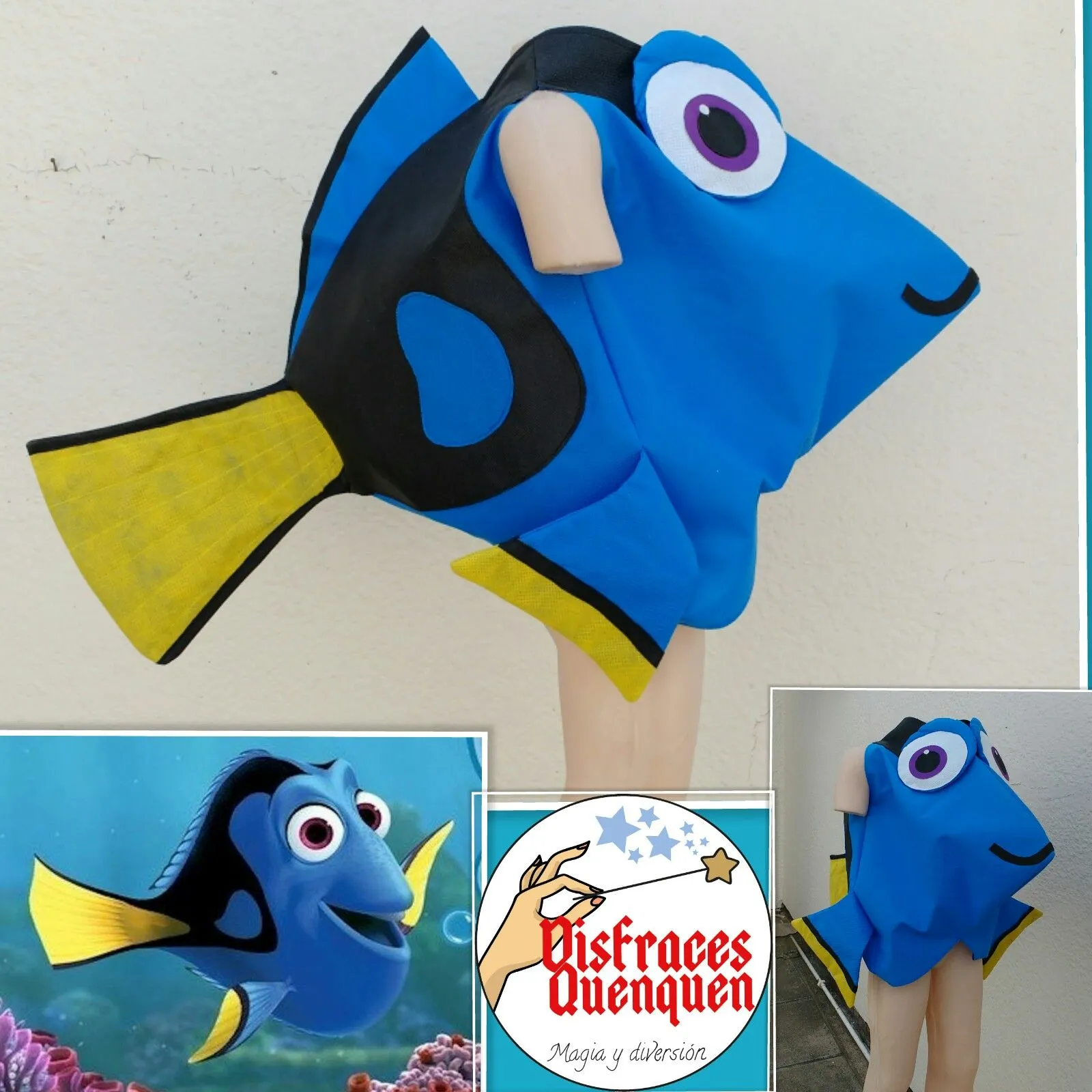 Disfraz de Delfín y de Peces | Como hacer disfraces para niños Disfraz de Delfín y de Peces | Como hacer disfraces para niños