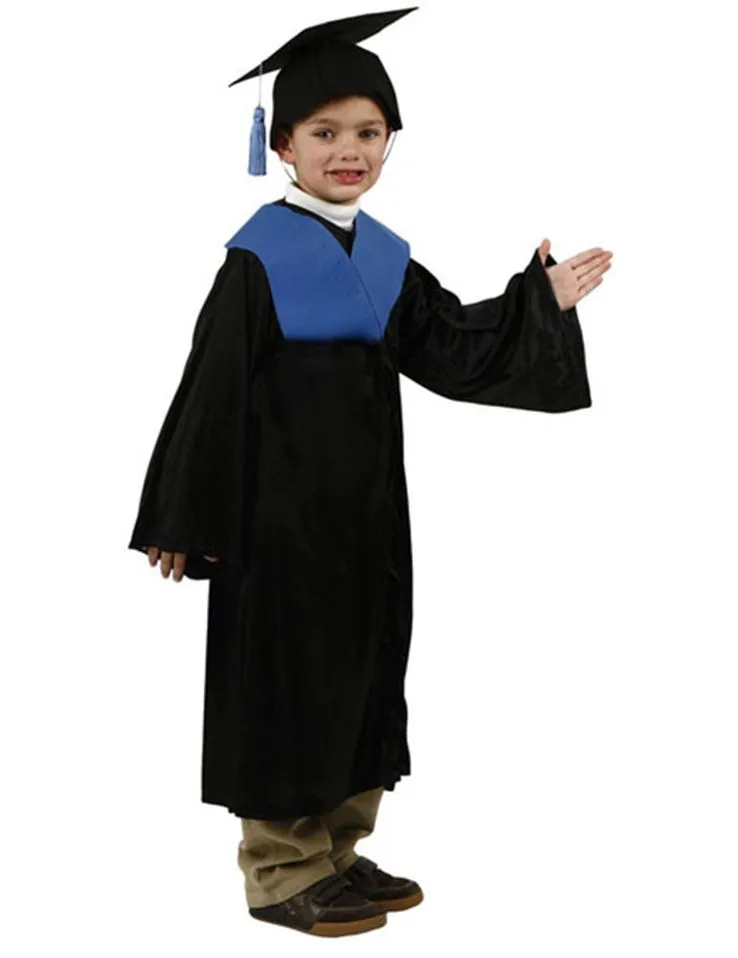 Disfraz de diplomado azul para niño