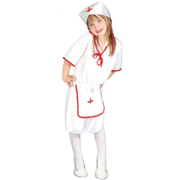 Disfraz de enfermera clásica para niña: comprar online en Funidelia.