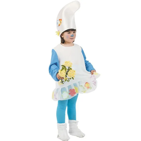 Disfraz de Pitufina del bosque niña: comprar online