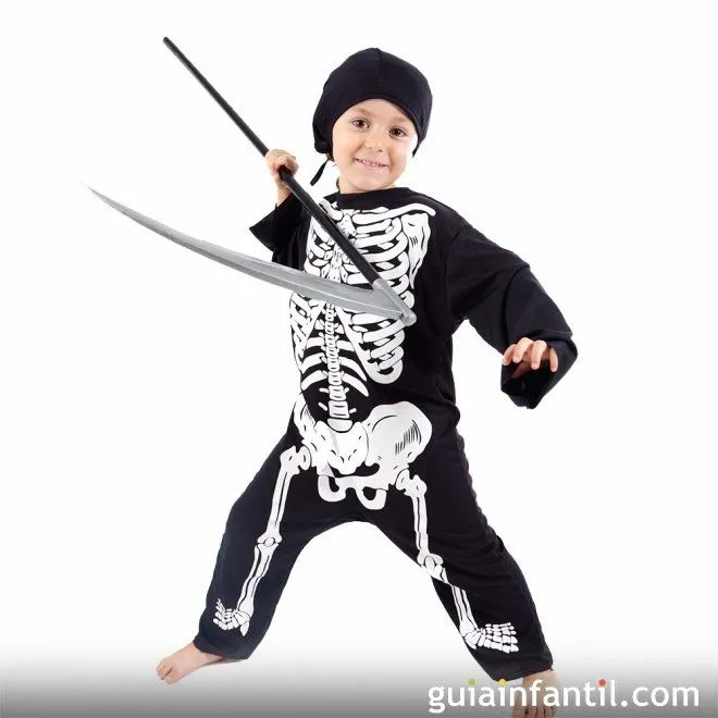 Disfraz de Esqueleto o Calavera para los niños Disfraz de Esqueleto o Calavera para los niños