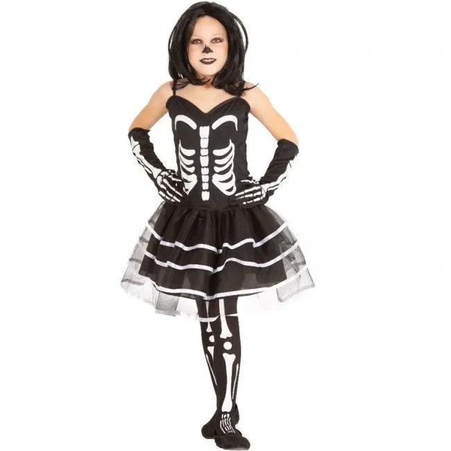▷ Disfraz Esqueleto Miss Huesos para Niña |【Envío Halloween en 24h】 ▷ Disfraz Esqueleto Miss Huesos para Niña |【Envío Halloween en 24h】