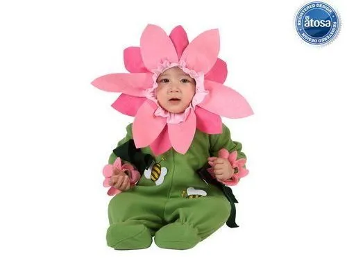 Disfraz de flor bebe talla 0-