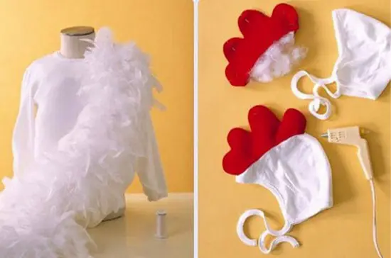 Disfraz de Gallina para bebe - Manualidades Infantiles Disfraz de Gallina para bebe - Manualidades Infantiles