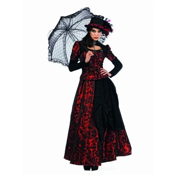 Disfraz de gótica Roxaria Rojo: comprar online en Funidelia. Disfraz de gótica Roxaria Rojo: comprar online en Funidelia.
