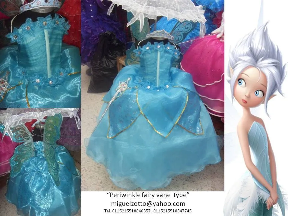 Disfraz Hada Periwinkle hermana Campanita por miguelzottoyahoocom Disfraz Hada Periwinkle hermana Campanita por miguelzottoyahoocom