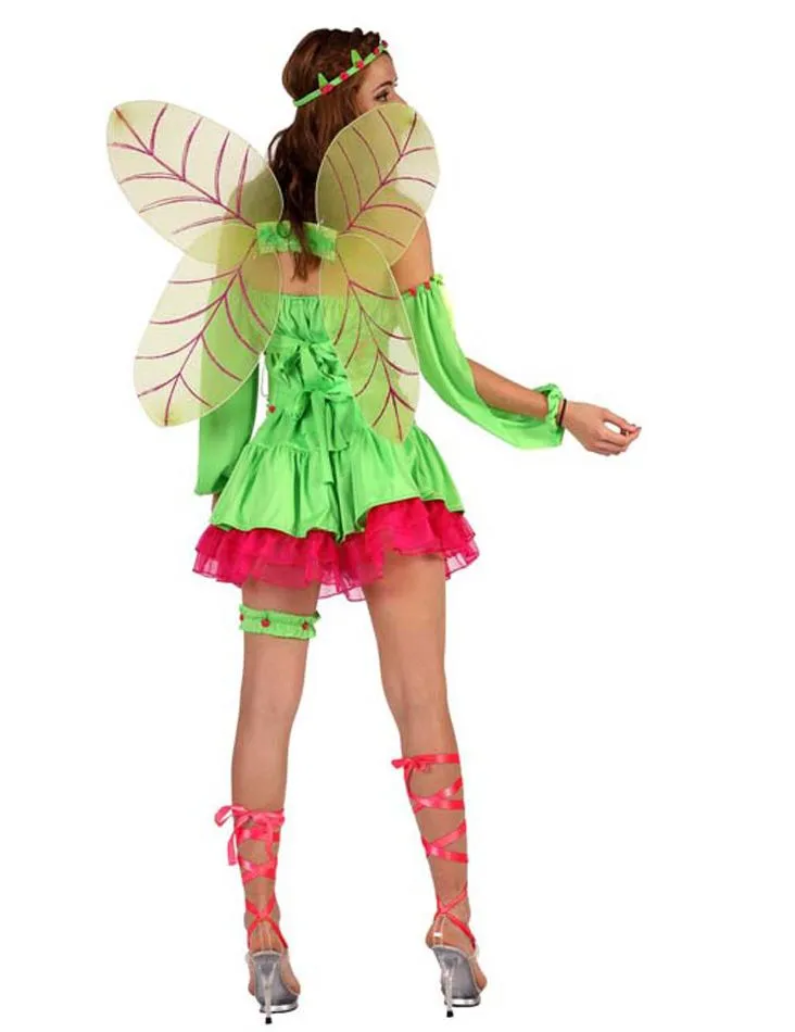 Disfraz de hada de la primavera sexy para mujer Disfraz de hada de la primavera sexy para mujer