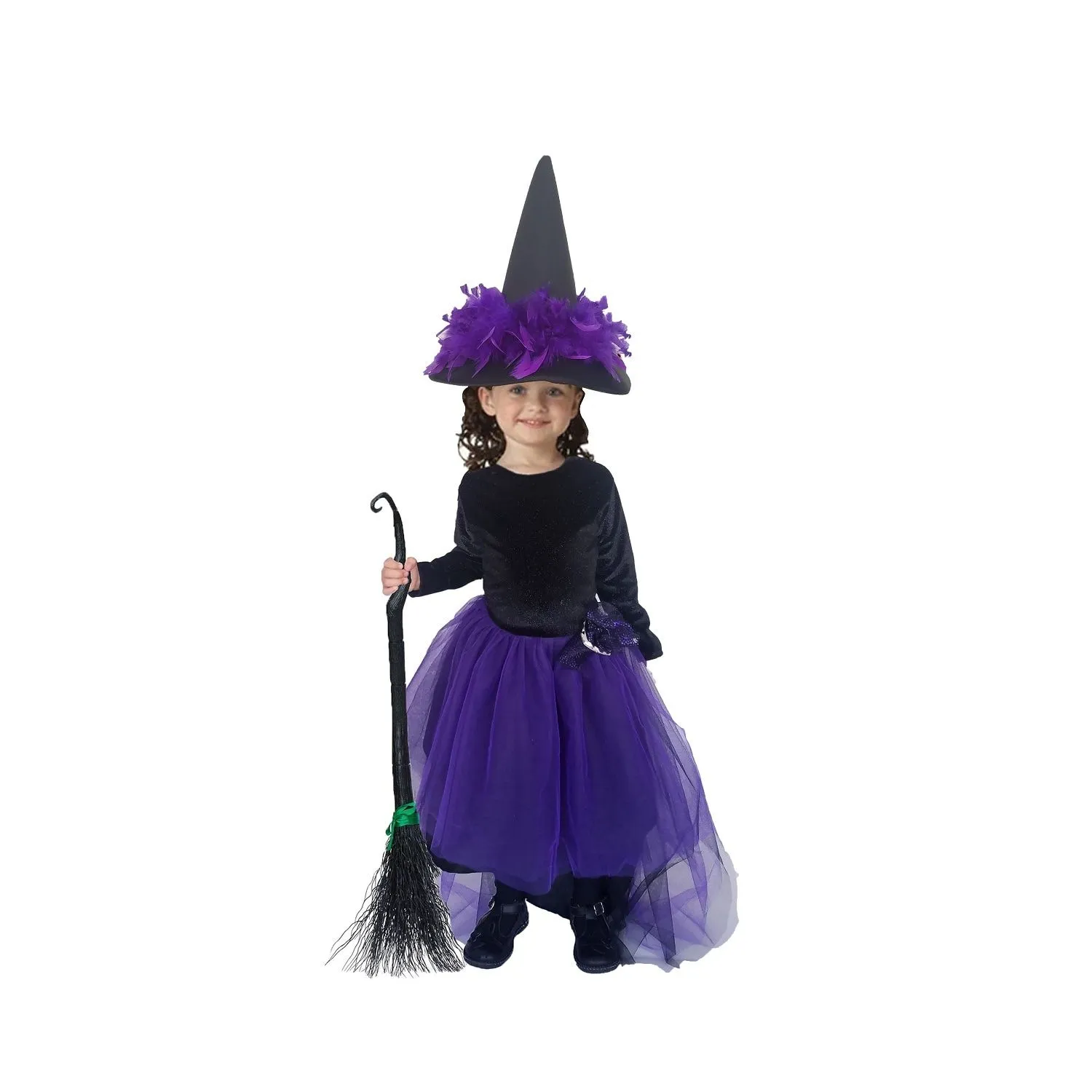 Disfraz de Halloween Brujita Bebé Bruja Niña Falda Negra - DISFRACES TuDi Disfraz de Halloween Brujita Bebé Bruja Niña Falda Negra - DISFRACES TuDi