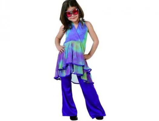 Disfraz niña hippie casero - Imagui