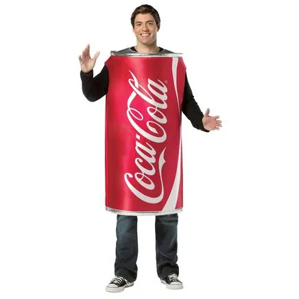 Disfraz de Lata Coca-Cola.