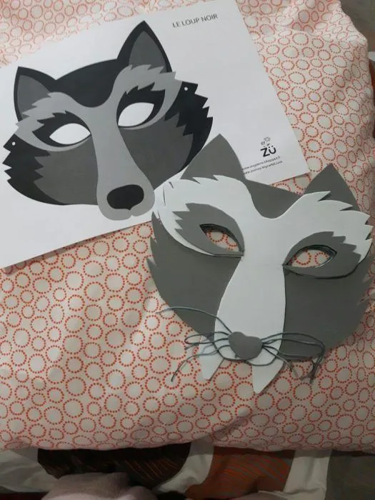 Disfraz de Lobo: Crea tu máscara DiY - Madre de Dos! Disfraz de Lobo: Crea tu máscara DiY - Madre de Dos!
