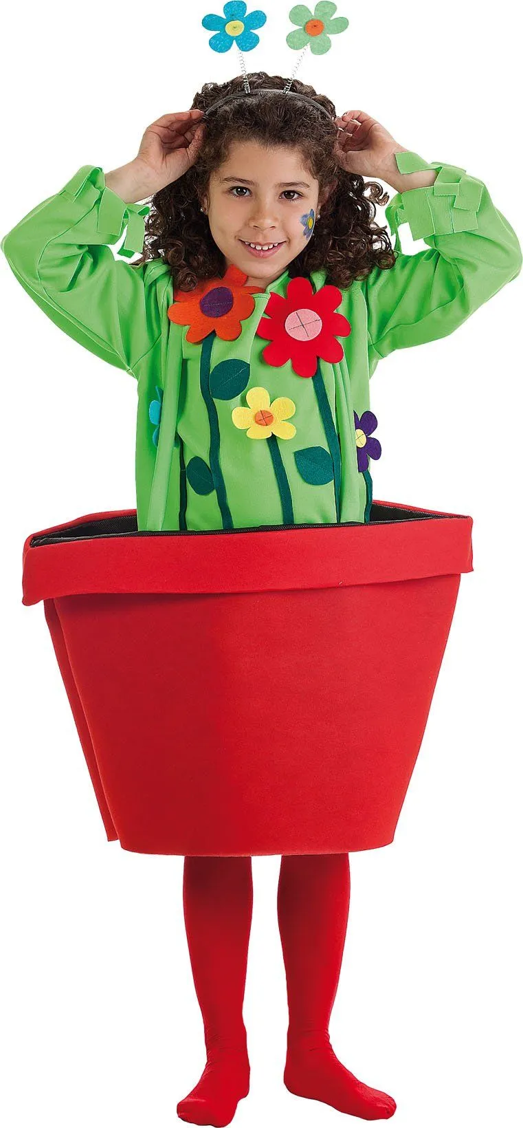 Disfraces de flores con maceta - Imagui