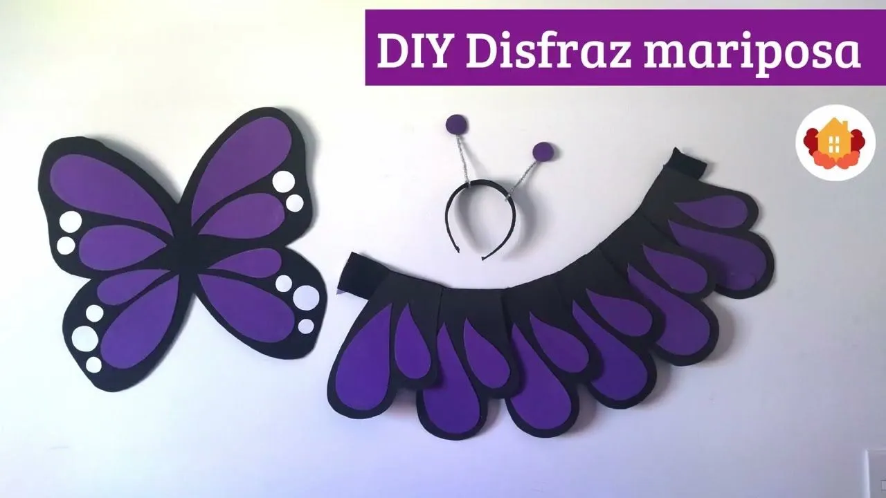 Cómo Hacer Disfraz De Mariposa - La Casita Curiosa Cómo Hacer Disfraz De Mariposa - La Casita Curiosa