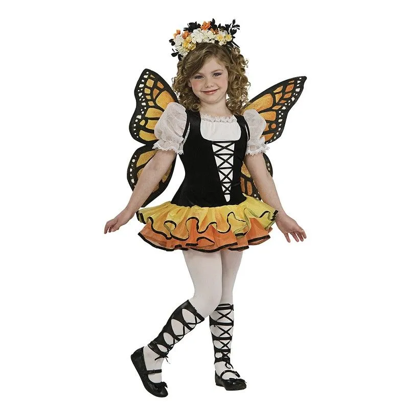Disfraz de Mariposa Monarca Para Niña