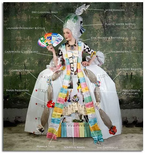 Como hacer un disfraz con material reciclado - Imagui