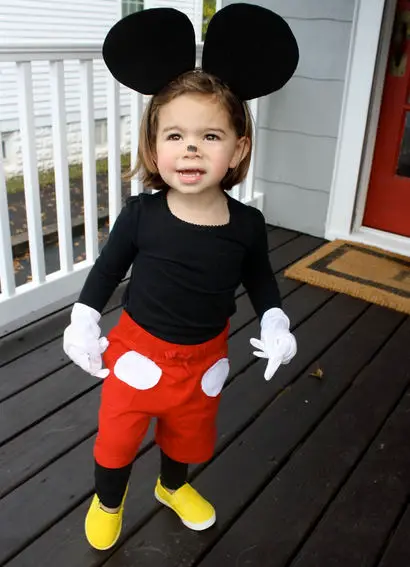 Disfraz de Mickey Mouse - Manualidades Infantiles Disfraz de Mickey Mouse - Manualidades Infantiles