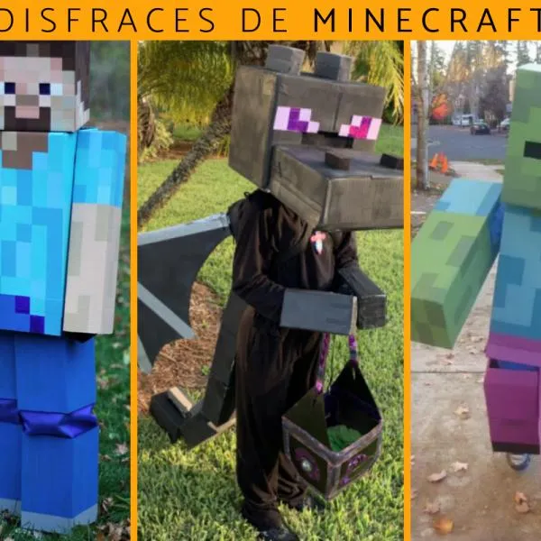 Cómo hacer un DISFRAZ de MINECRAFT CASERO - ¡5 ideas! Cómo hacer un DISFRAZ de MINECRAFT CASERO - ¡5 ideas!