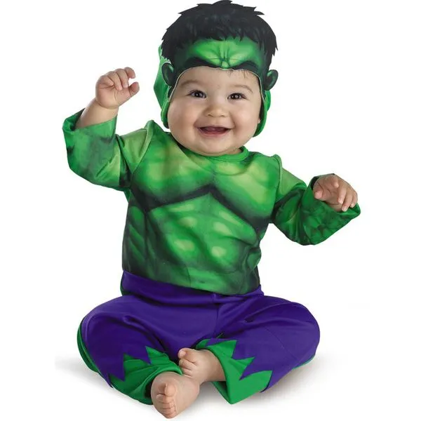 Disfraz de mini Hulk para bebé Hulk | FunideliaES - Ropa Online