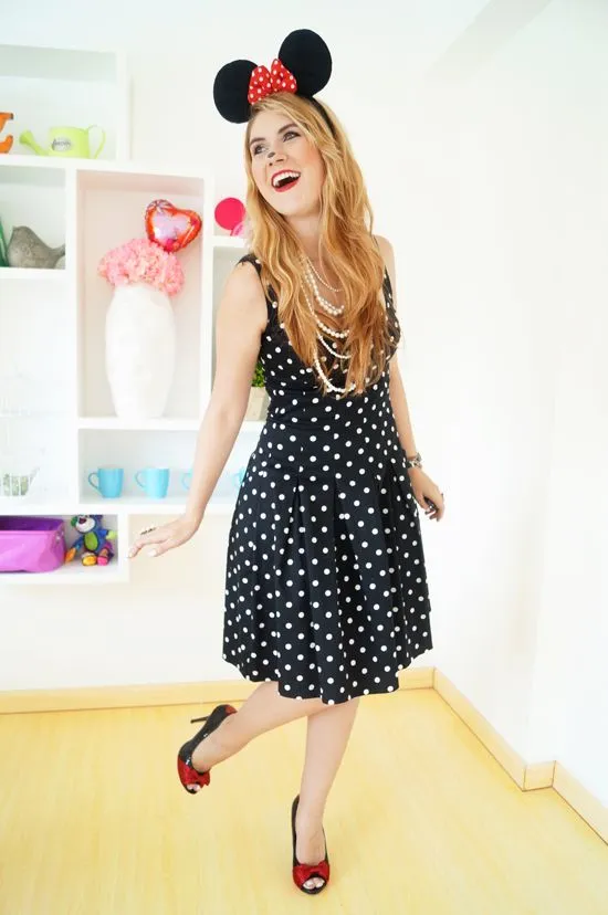 Como hacer un disfraz de Minnie para adulto - Imagui