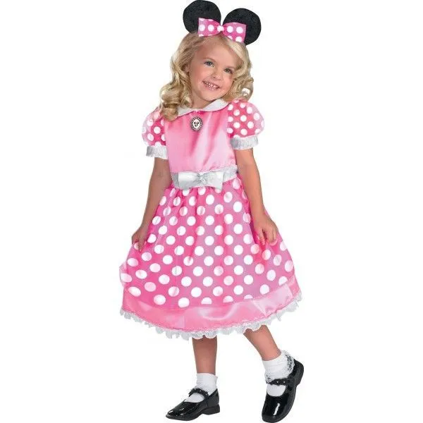 Disfraz de Minnie Mouse Clubhouse Rosa Deluxe para niña. | vestido ... Disfraz de Minnie Mouse Clubhouse Rosa Deluxe para niña. | vestido ...