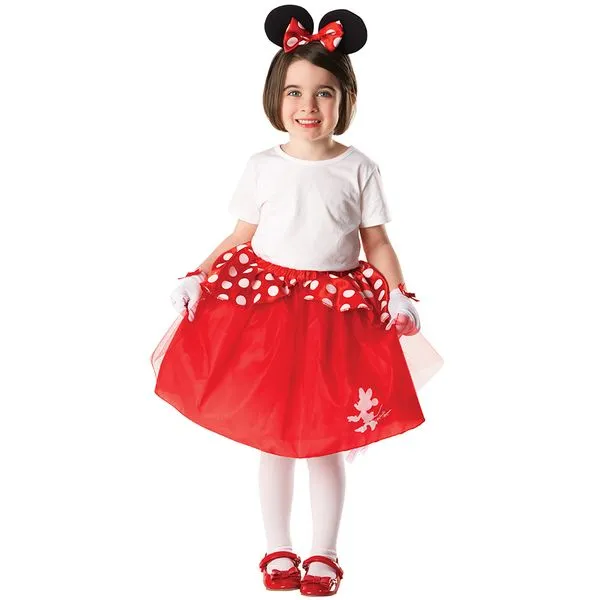 Disfraz de Minnie Mouse Classic Roja para niña: comprar online